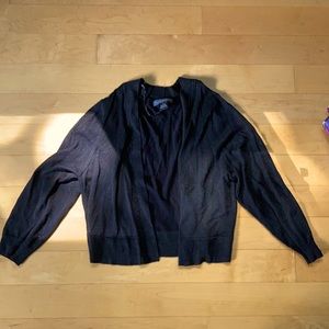 Kids sparkly black cardigan.